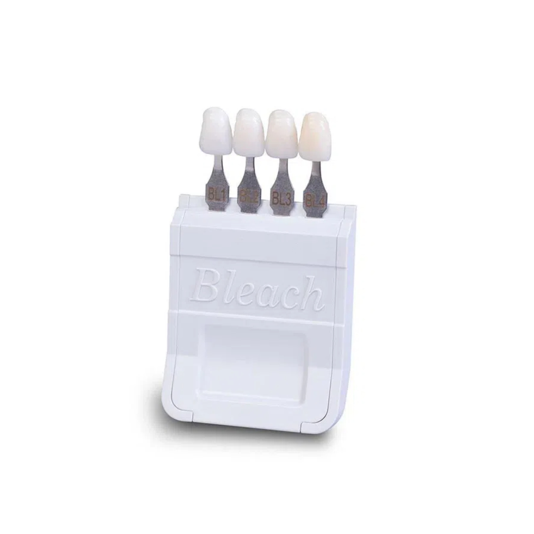 Teeth Whitening/Bleaching - 4 Colors Dental Bleached Shade Guide