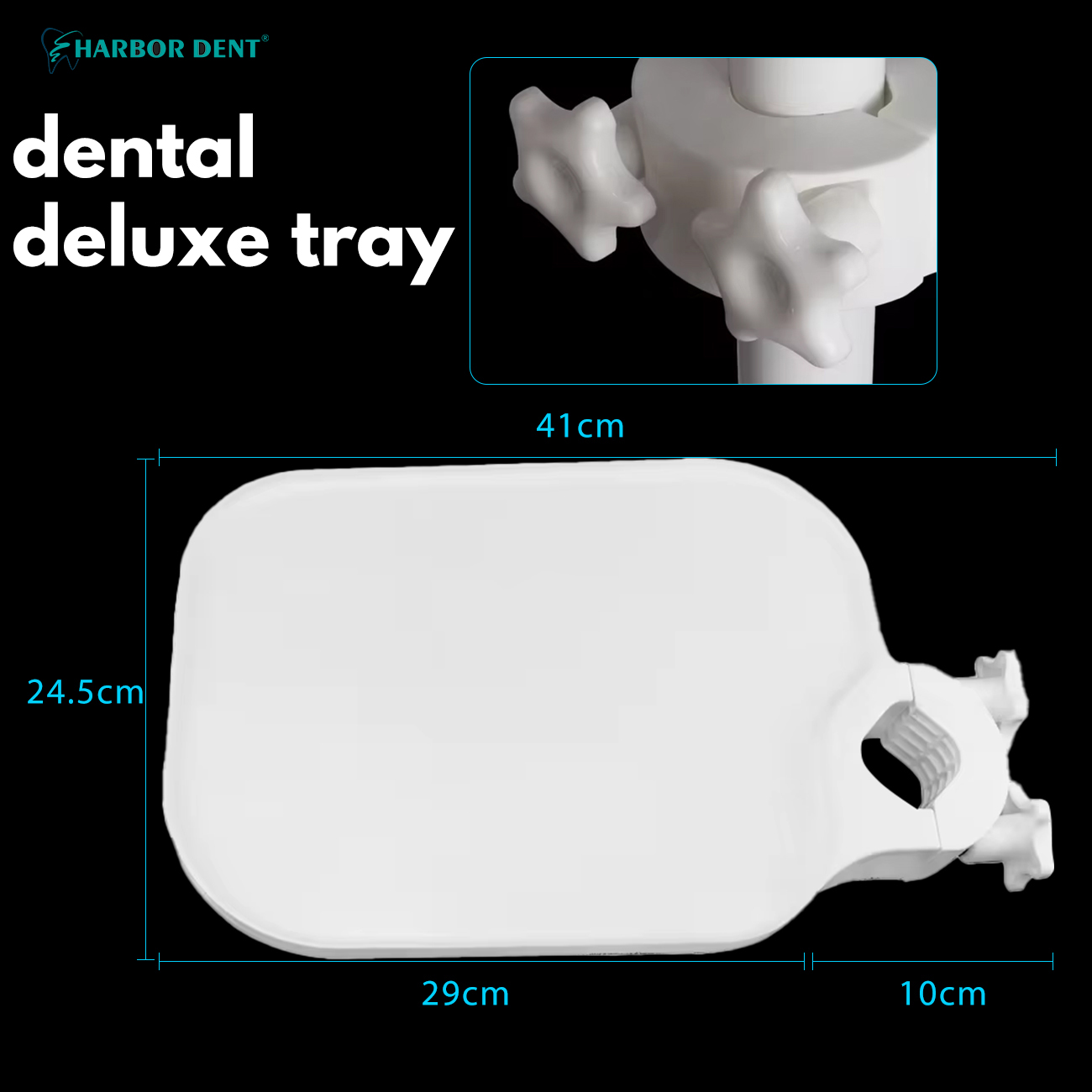 Teeth Whitening Trays - 1pc Dental Plastic Scaler Chair Shelf