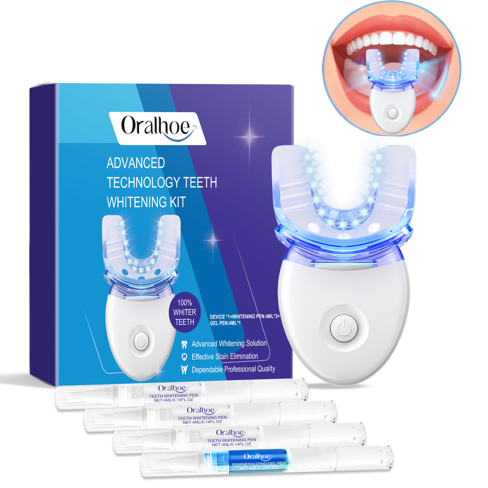 Teeth Whitening Light Kit - Professional Teeth Whitening LED Light Kit