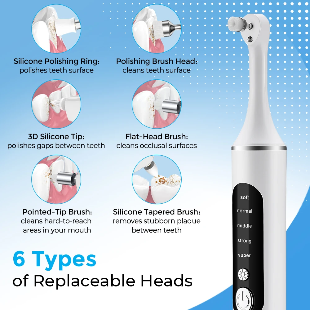 Electric Tooth Polisher Teeth  - огляд і ціна Teeth Whitening Light Kit