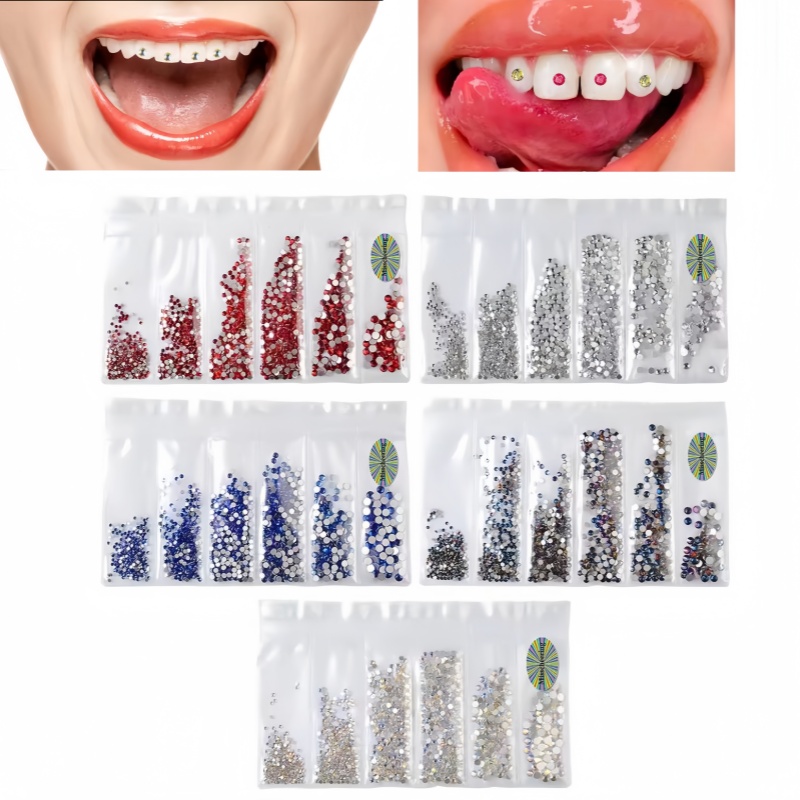 1 Set Teeth Gemstone Decoratio - огляд і ціна Tooth Gem Kit