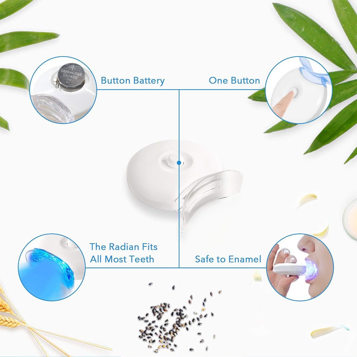Teeth Whitening Kit - 5X LED L - огляд і ціна Teeth Whitening Light Kit