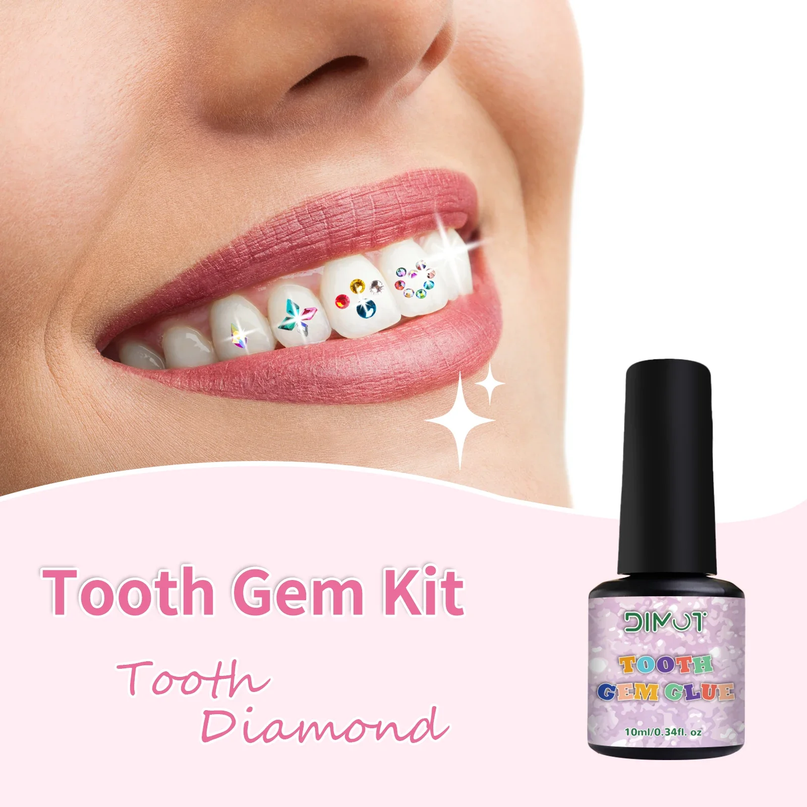 Tooth Jewelry Kit DIY Teeth Ge - огляд і ціна Tooth Gem Kit