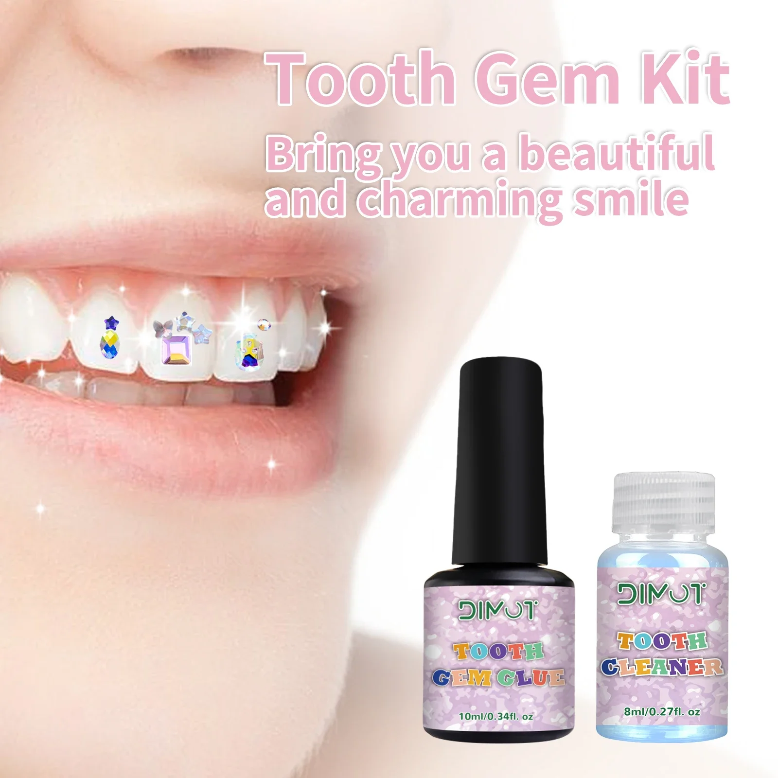 Tooth Jewelry Kit DIY Teeth Ge - огляд і ціна Tooth Gem Kit