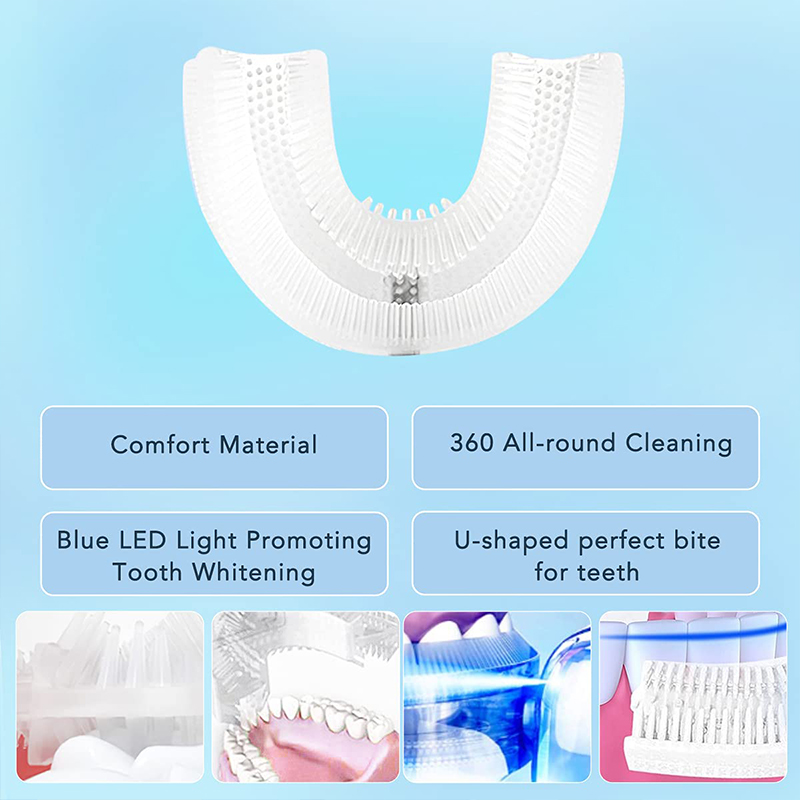 Dental Care U shape electric t - огляд і ціна Teeth Whitening Light Kit