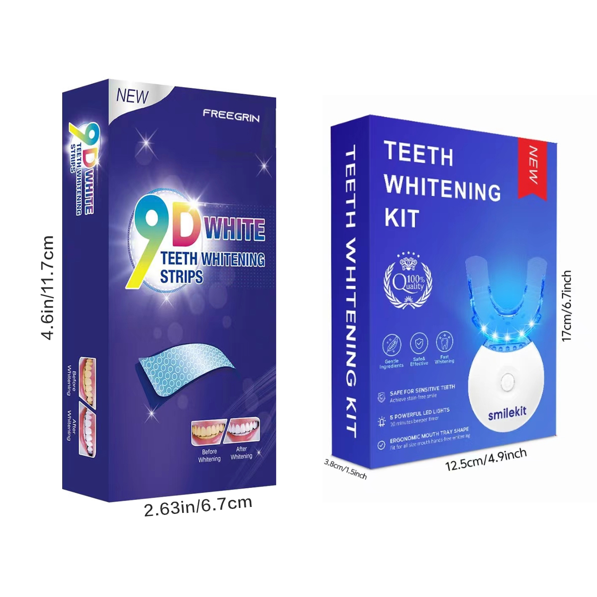 Teeth Whitening Kit - 5X LED L - огляд і ціна Teeth Whitening Light Kit