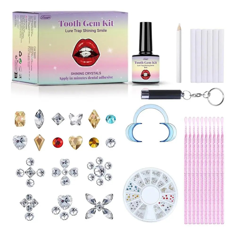 DIY Teeth Gems Kit Clear Preci - огляд і ціна Tooth Gem Kit
