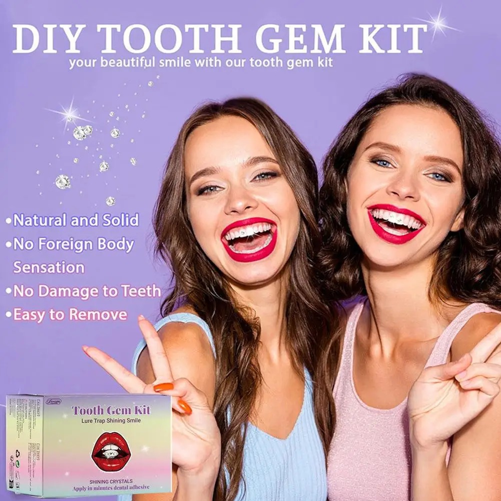 DIY Teeth Gems Kit Clear Preci - огляд і ціна Tooth Gem Kit