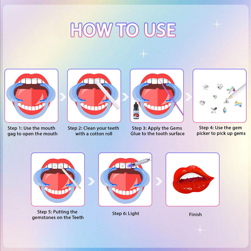 Dental Gems, Crystal Diamond S - огляд і ціна Tooth Gem Kit