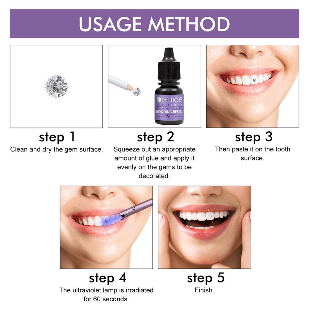 Tooth Gem Glue Dental Adhesive - огляд і ціна Tooth Gem Kit