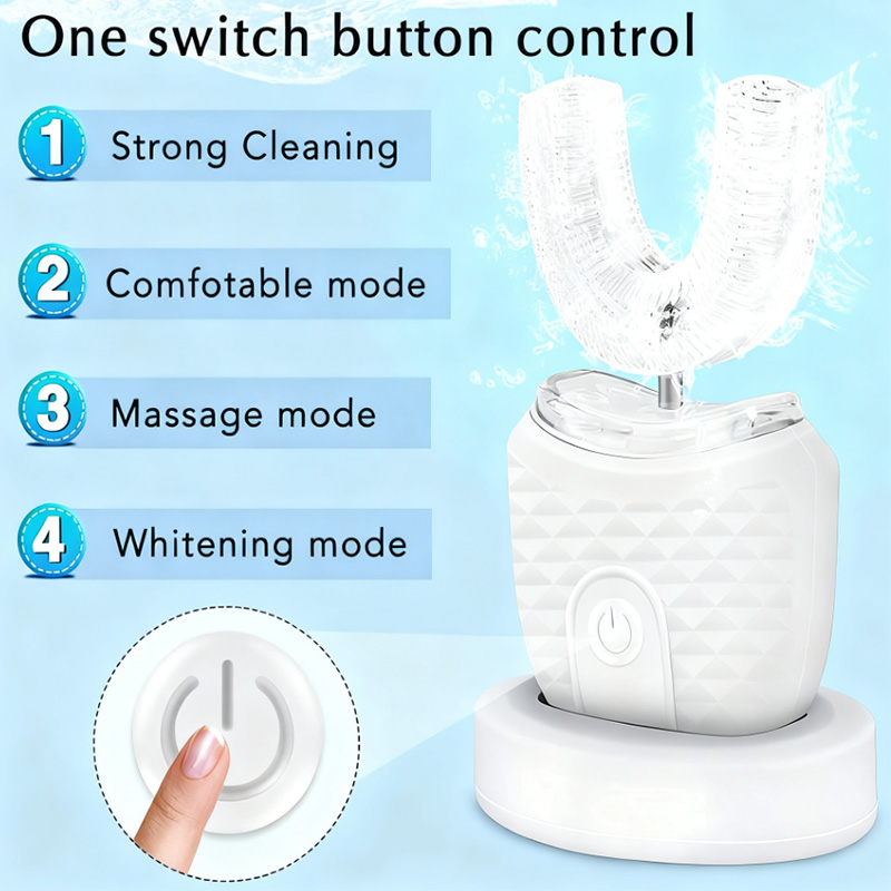 Portable U-shaped electric too - огляд і ціна Teeth Whitening Light Kit