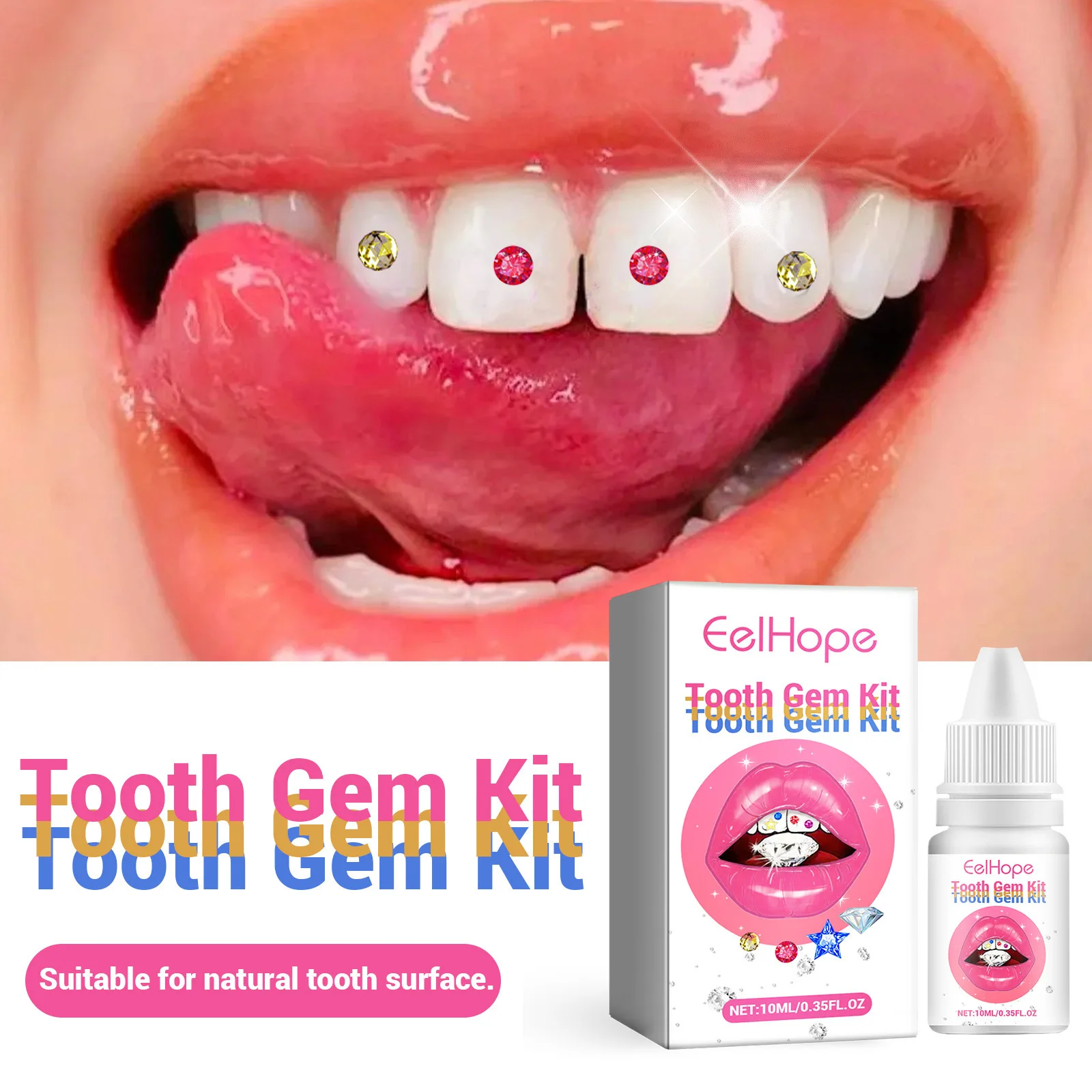 Tooth Jewelry Kit DIY Clear Pr - огляд і ціна Teeth Whitening Light Kit