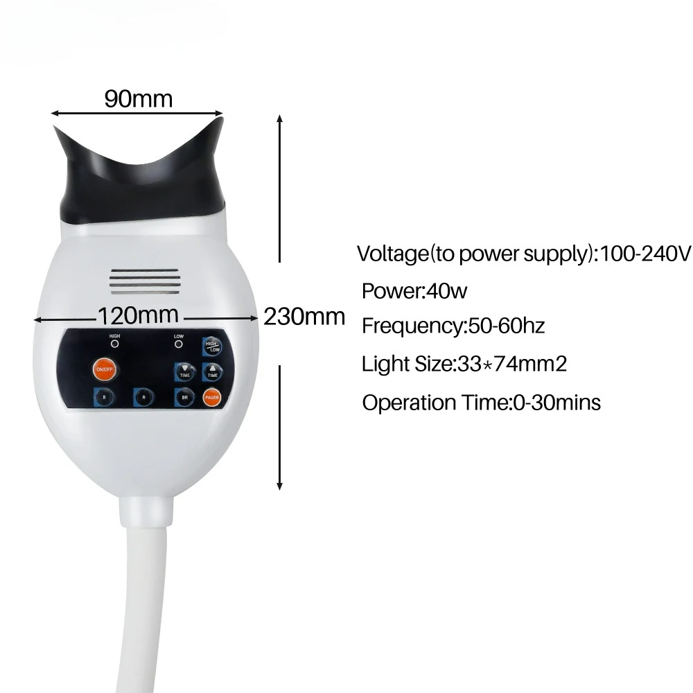 Adjustable 3 Colors LED Teeth  - огляд і ціна Teeth Whitening/Bleaching
