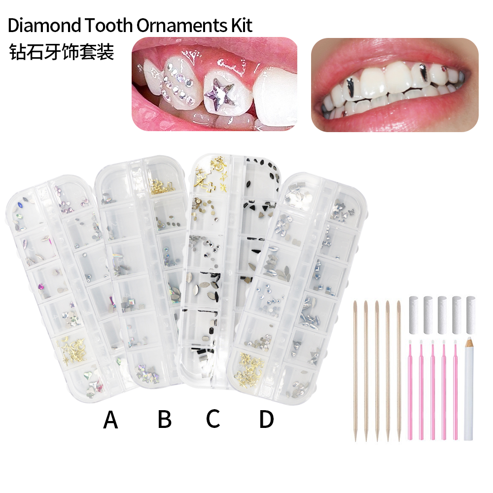 1 Set Professional Tooth Gem K - огляд і ціна Tooth Gem Kit