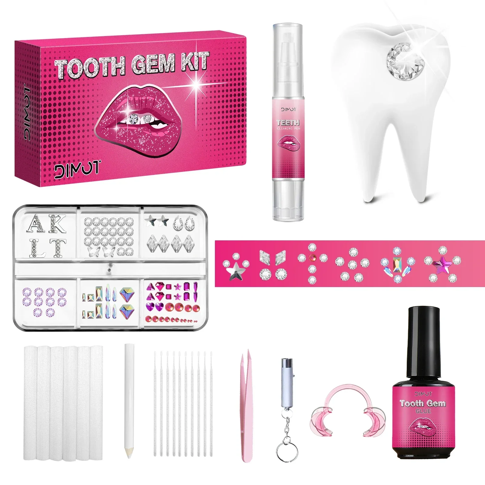 DIY Tooth Gem Kit with Crystal - огляд і ціна Tooth Gem Kit