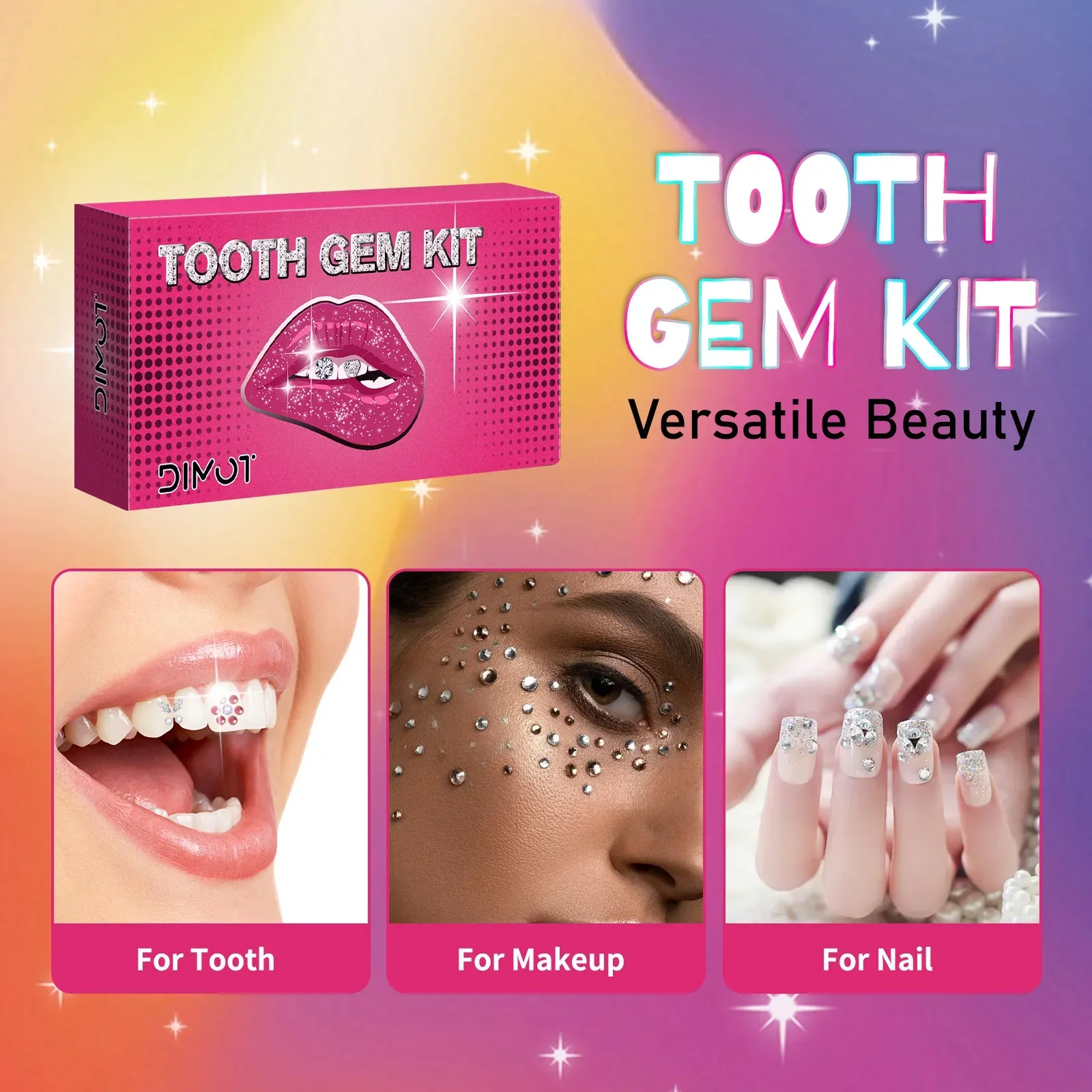 DIY Tooth Gem Kit with Crystal - огляд і ціна Tooth Gem Kit