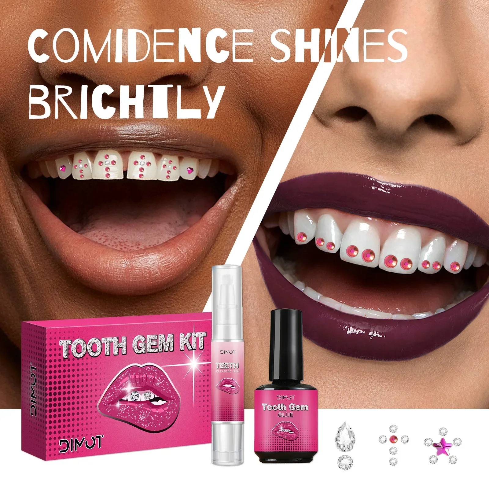 DIY Tooth Gem Kit with Crystal - огляд і ціна Tooth Gem Kit