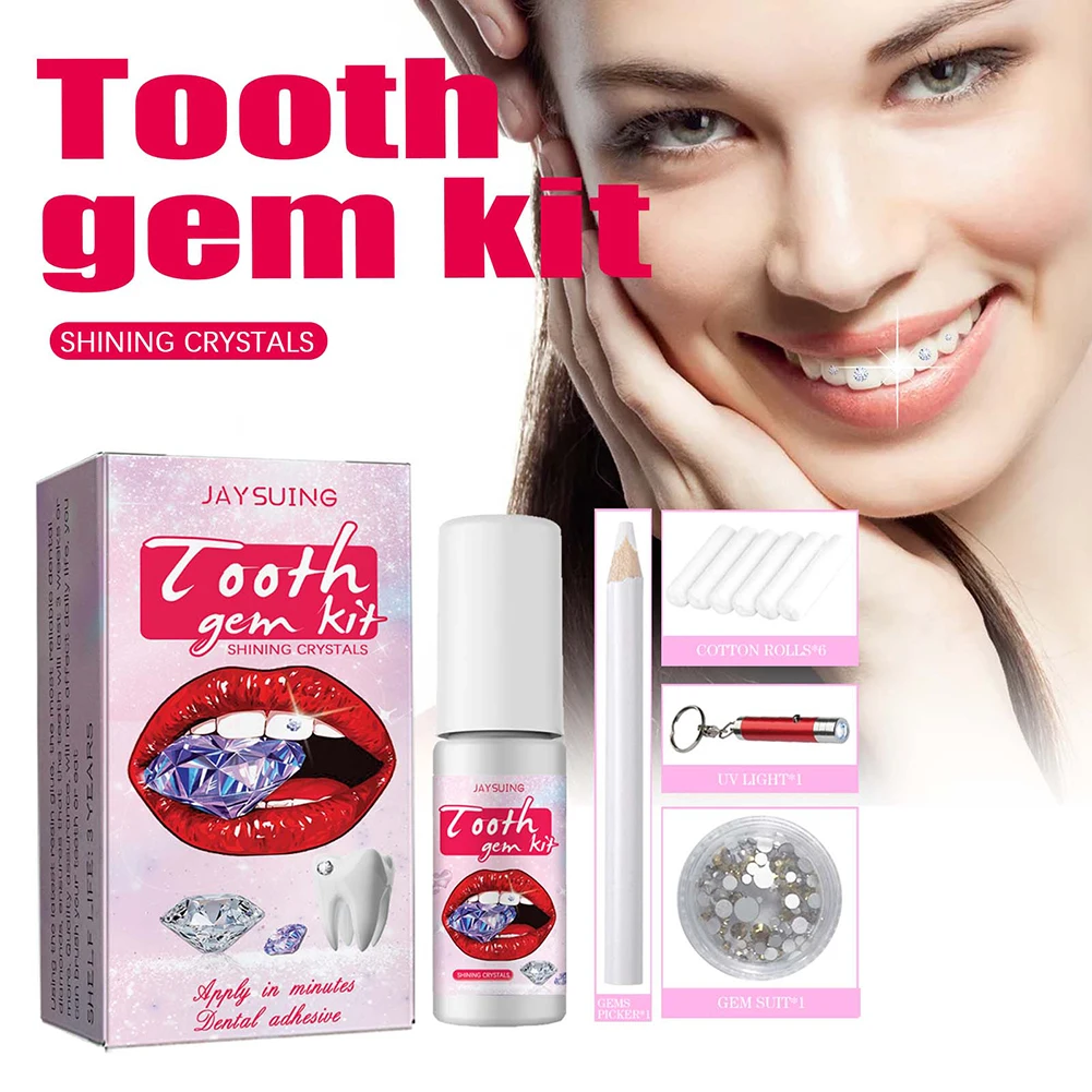 DIY Tooth Gems Kit with Crysta - огляд і ціна Teeth Whitening Light Kit